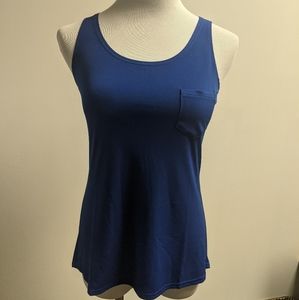 Royal blue dressy tank Tracy negoshian
